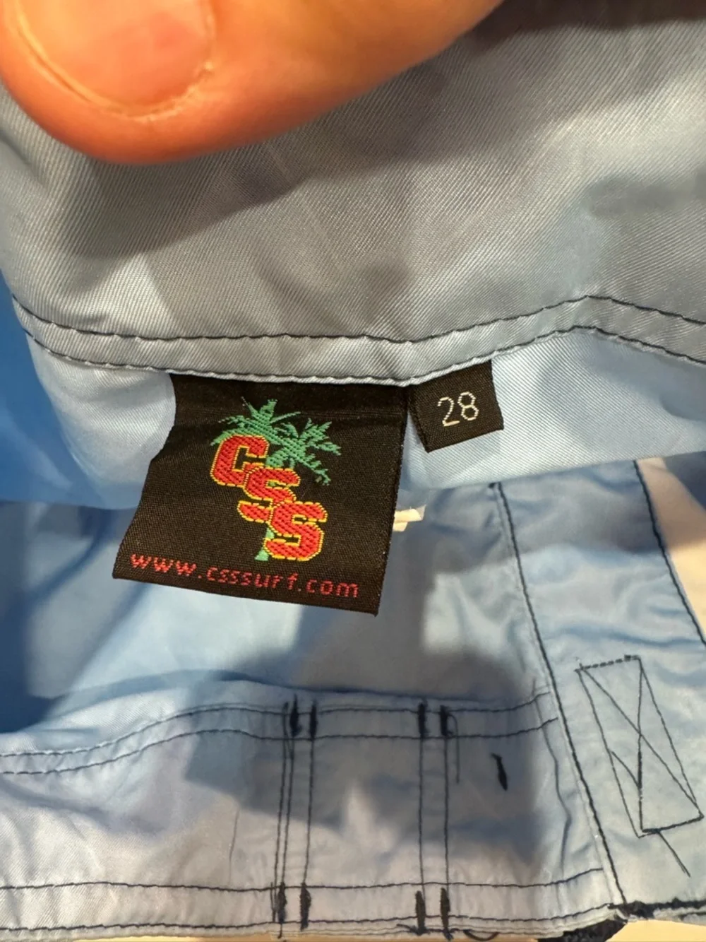 Tarheels CSS NWT men's cargo board shorts with pocket size 28